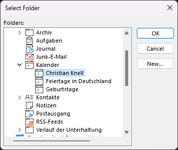 Synchronising Outlook with Nextcloud using CalDavSynchronizer