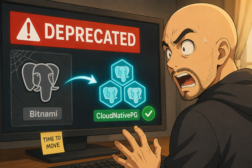 Migrating a Bitnami PostgreSQL Helm Release to CloudNativePG